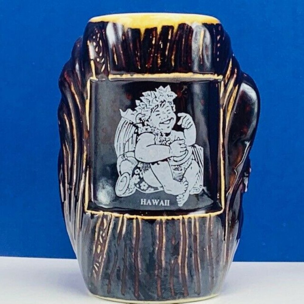 Tiki Mug cup Hawaii aloha hula vintage tribal Bar